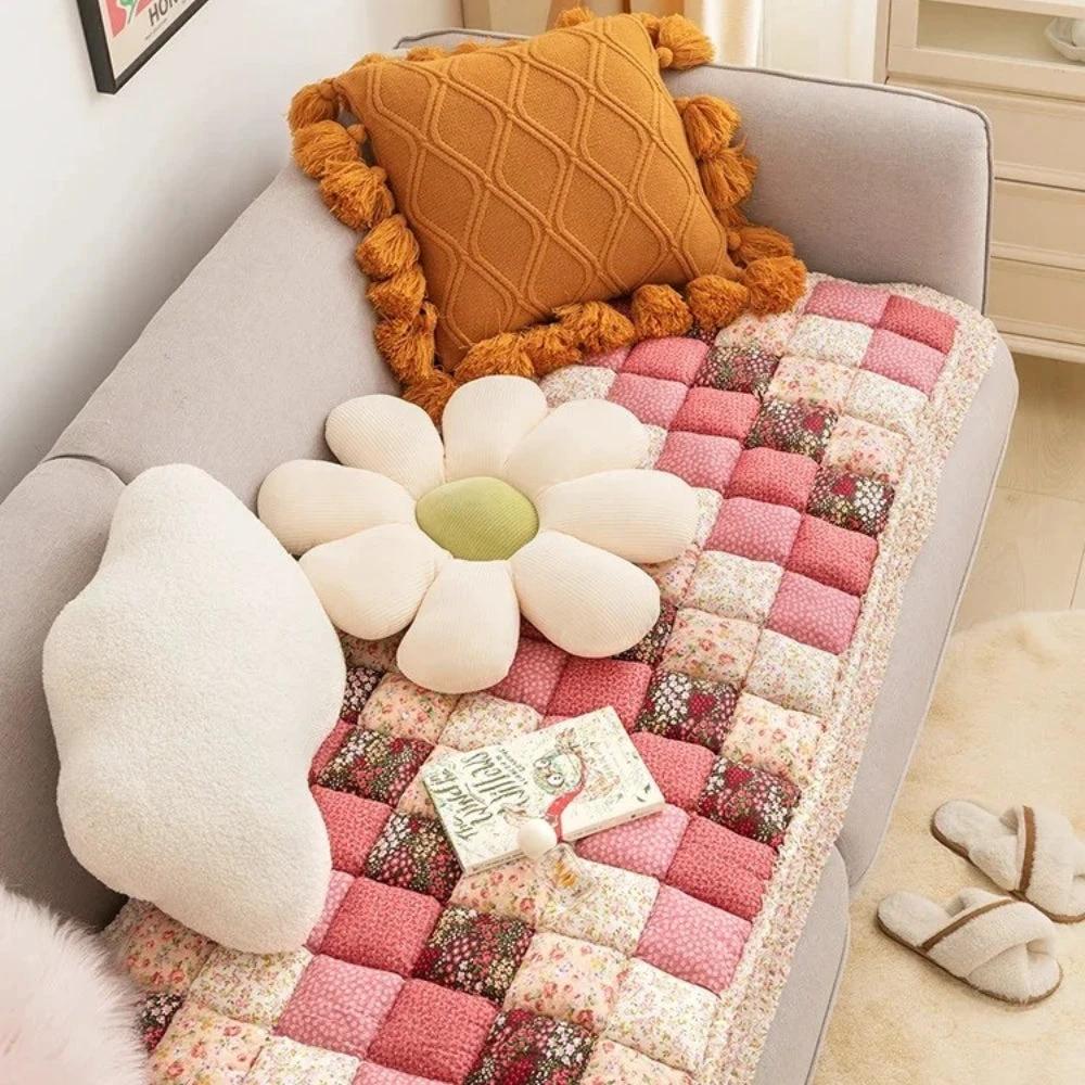 Colorful Retro Pastoral Style Sofa Cover by Casa & Beyond