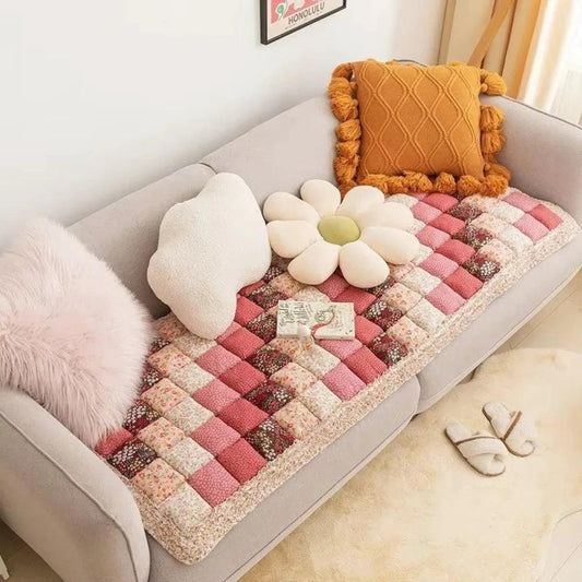 Colorful Retro Pastoral Style Sofa Cover by Casa & Beyond