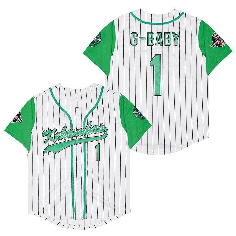 G-Baby Kekambas Movie Baseball Jersey White by My Store