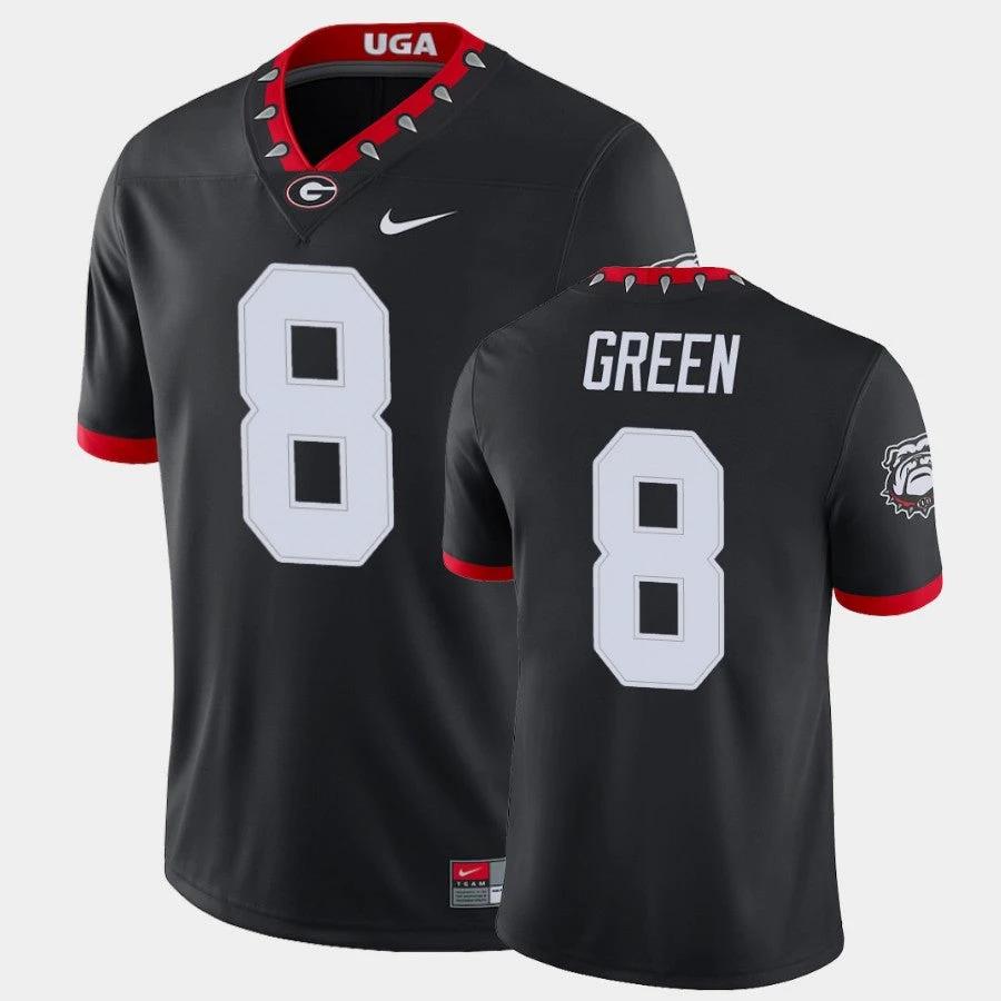Georgia Bulldogs #8 A.J. Green Black College Football Alternate Game Jersey by My Store