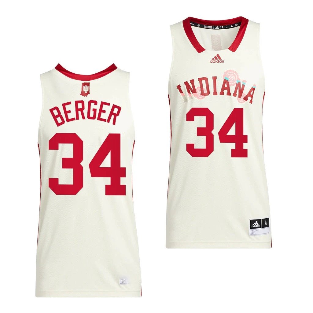 Grace Berger Jersey Indiana Hoosiers College Basketball NCAA eligibility Jersey 2023 WNBA Draft White #34 by My store basketball