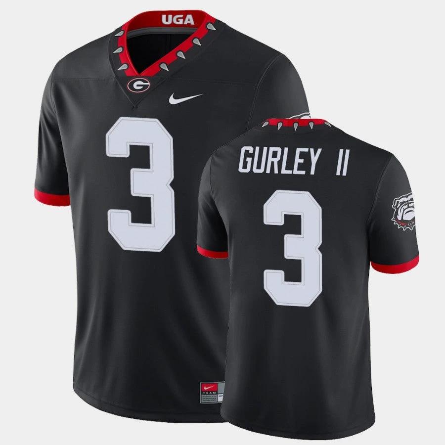 Georgia Bulldogs #3 Todd Gurley II Black College Football Alternate Game Jersey by My Store