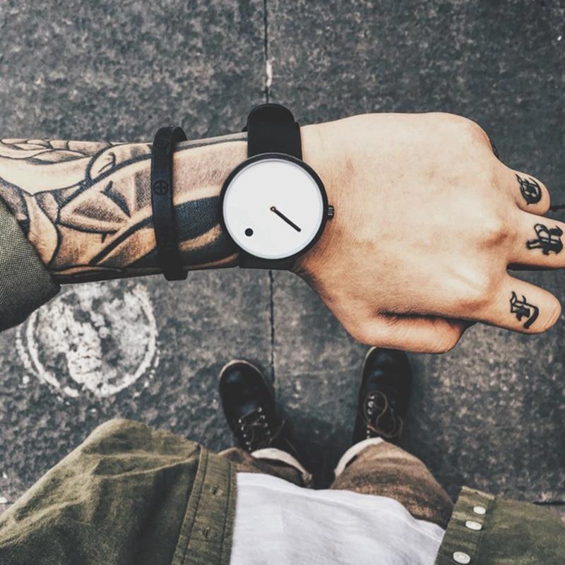 IcoolGadgets Quartz watch men Luxury Casual Black Japan quartz watch Simple Designer Fashion clock male by BowLift