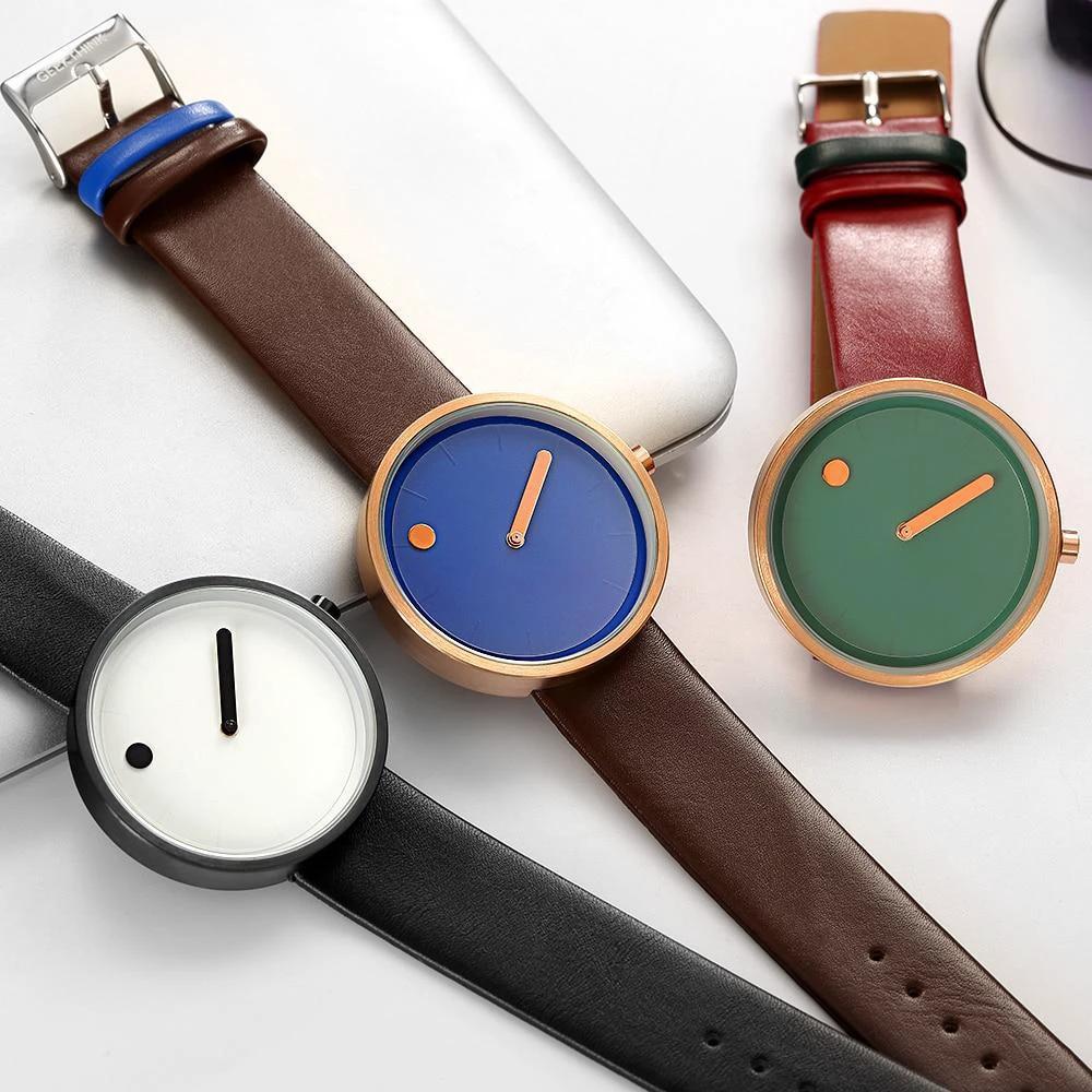 IcoolGadgets Quartz watch men Luxury Casual Black Japan quartz watch Simple Designer Fashion clock male by BowLift