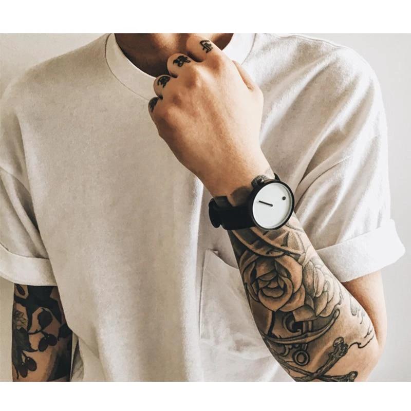 IcoolGadgets Quartz watch men Luxury Casual Black Japan quartz watch Simple Designer Fashion clock male by BowLift