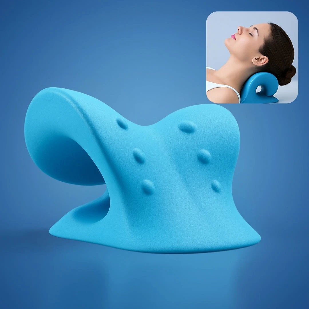 NeckAlign Chiropractic Neck Pillow | Stretcher for Neck - Pain Relief - Improved Posture - Better Sleep Bowlift by Bowlift