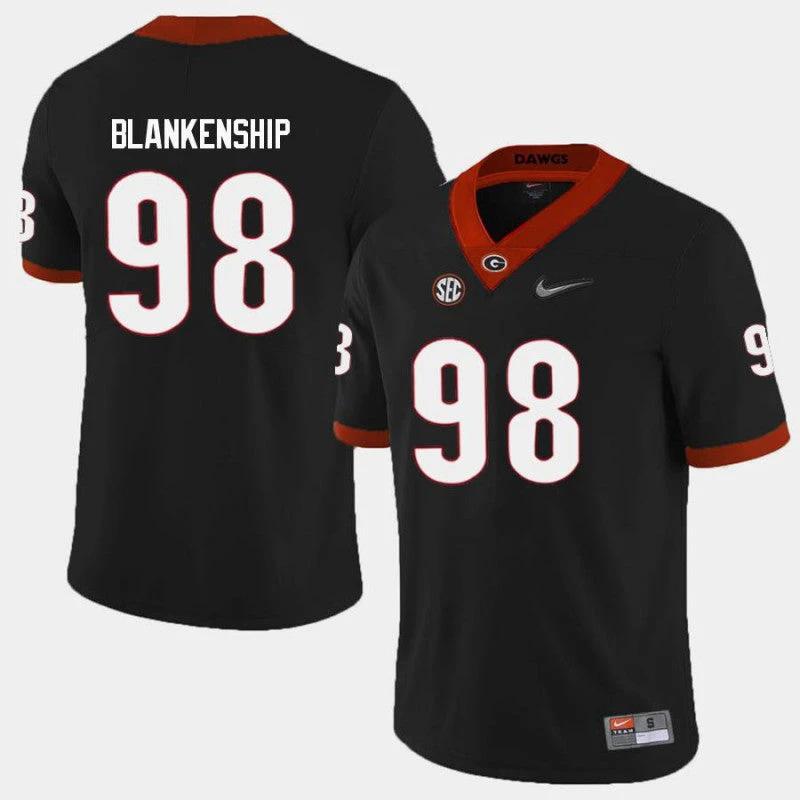 Georgia Bulldogs #98 Rodrigo Blankenship College Football Jersey Limited Black by My Store