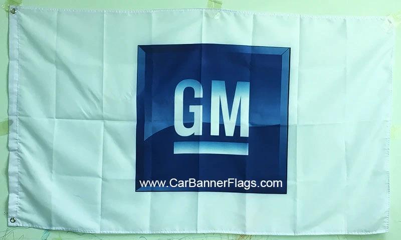 GM Flag General Motors Corporation Flag-3x5 FT Banner-100% polyester by flagsshop