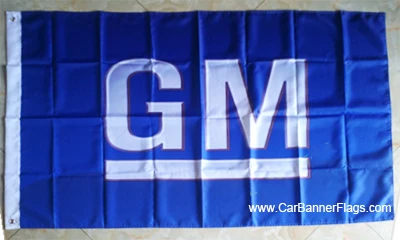 GM Flag General Motors Corporation Flag-3x5 FT Banner-100% polyester by flagsshop