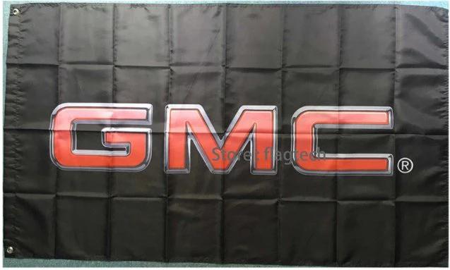 GMC Flag 3X5 Ft Polyester Banner USA 90x150cm by flagsjustdoit