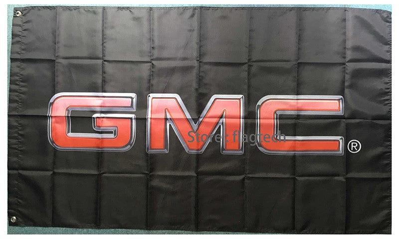 GMC Flag-3x5 FT-100% polyester Banner-Black by flagsshop