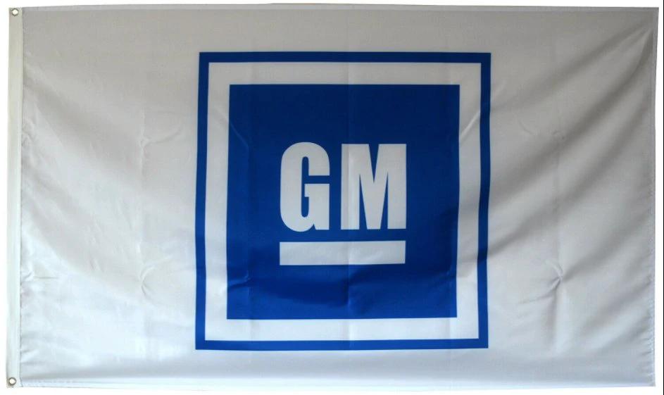 GM Flag 3X5 Ft Polyester Banner USA 90x150cm by flagsjustdoit
