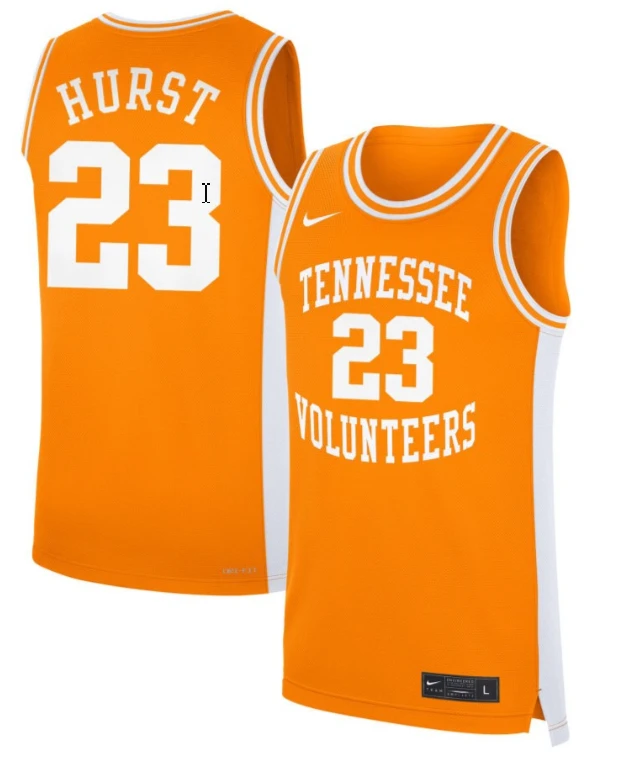 Grant Hurst Jersey #23 Tennessee Volunteers Basketball NIL Orange by My store basketball