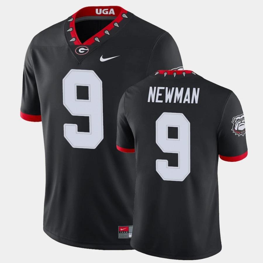 Georgia Bulldogs #9 Jamie Newman Black College Football Alternate Game Jersey by My Store