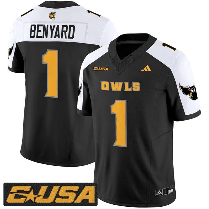 Gabriel Benyard Jersey #1 Kennesaw State Owls 2025 Vapor Stitched by My Store NCAA Football Jerseys