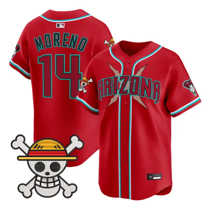 Gabriel Moreno Jersey #14 Diamondbacks One Piece Vapor Premier Stitched by My Store