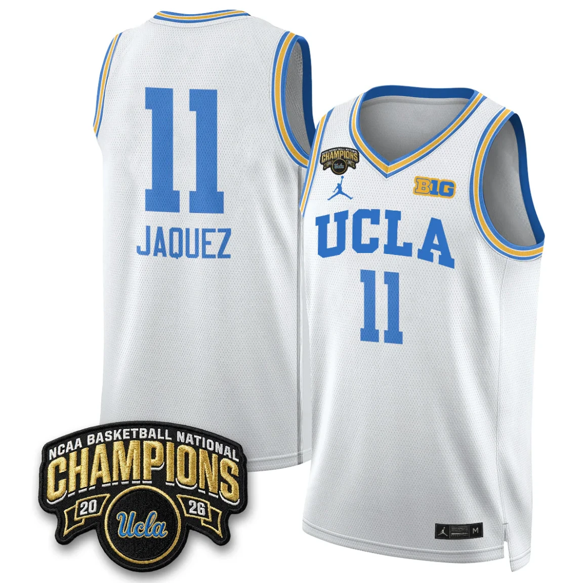 Gabriela Jaquez Jersey #11 UCLA Basketball Champion 2026 Limited Stitched by My store basketball