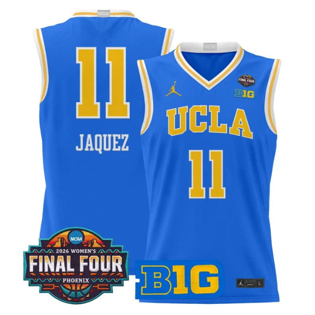 Gabriela Jaquez Jersey #11 UCLA Bruins 2026 Final Four Patch Stitched by My store basketball