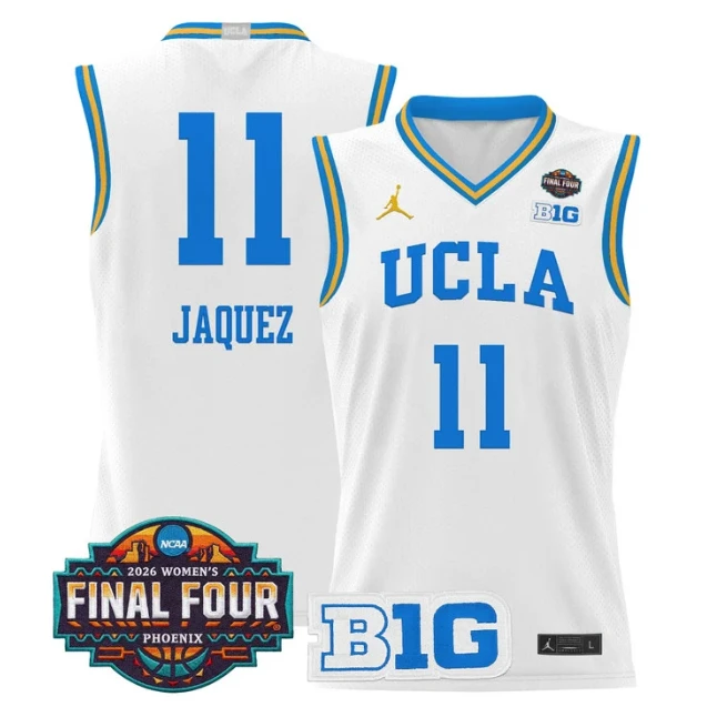 Gabriela Jaquez Jersey #11 UCLA Bruins 2026 Final Four Patch Stitched by My store basketball