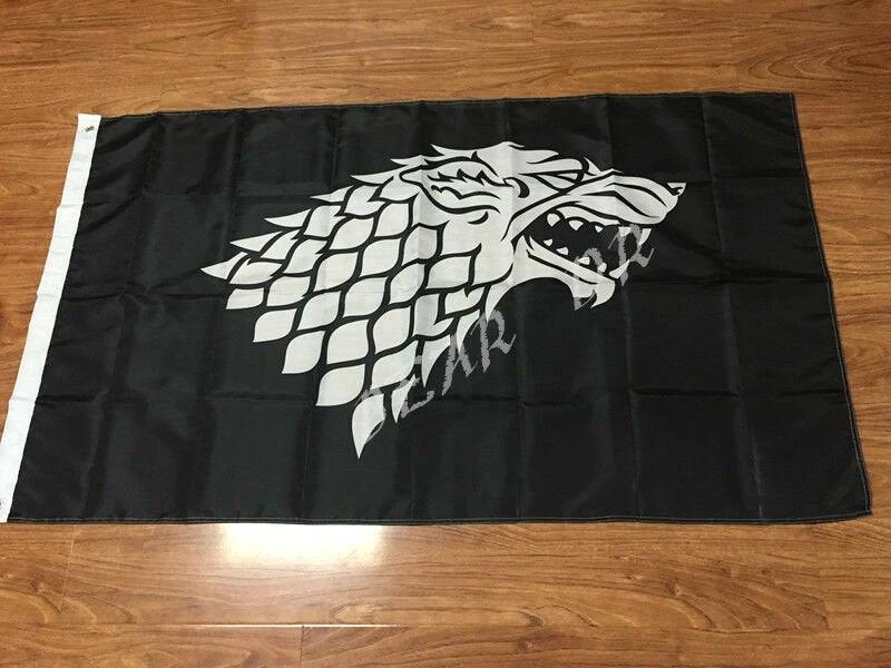Game Of Thrones Stark Flag 3x5ft by flagsjustdoit
