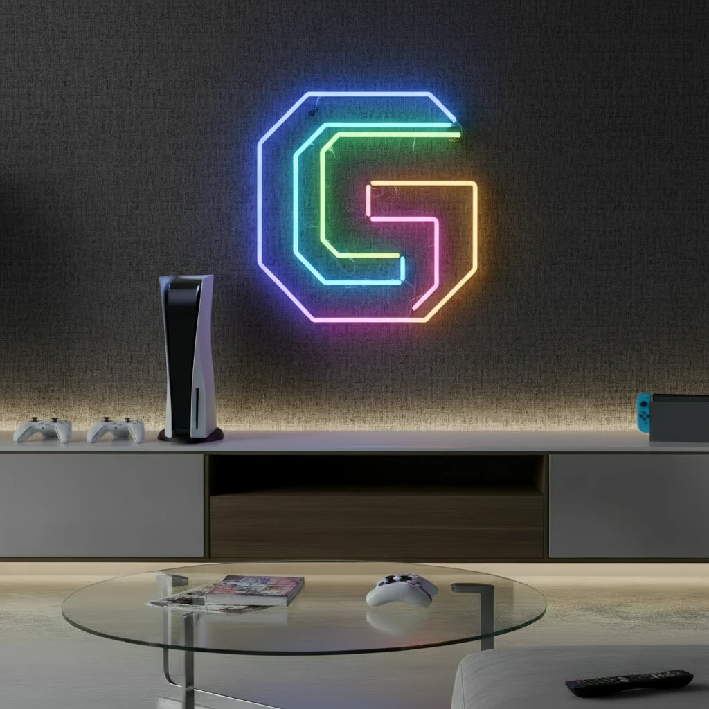 Gaming Neon Sign for Gamer Room Decor by Neonchics