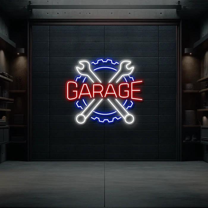 Garage Led Neon Sign for Man Cave Decor Space Decor Light by Neonchics