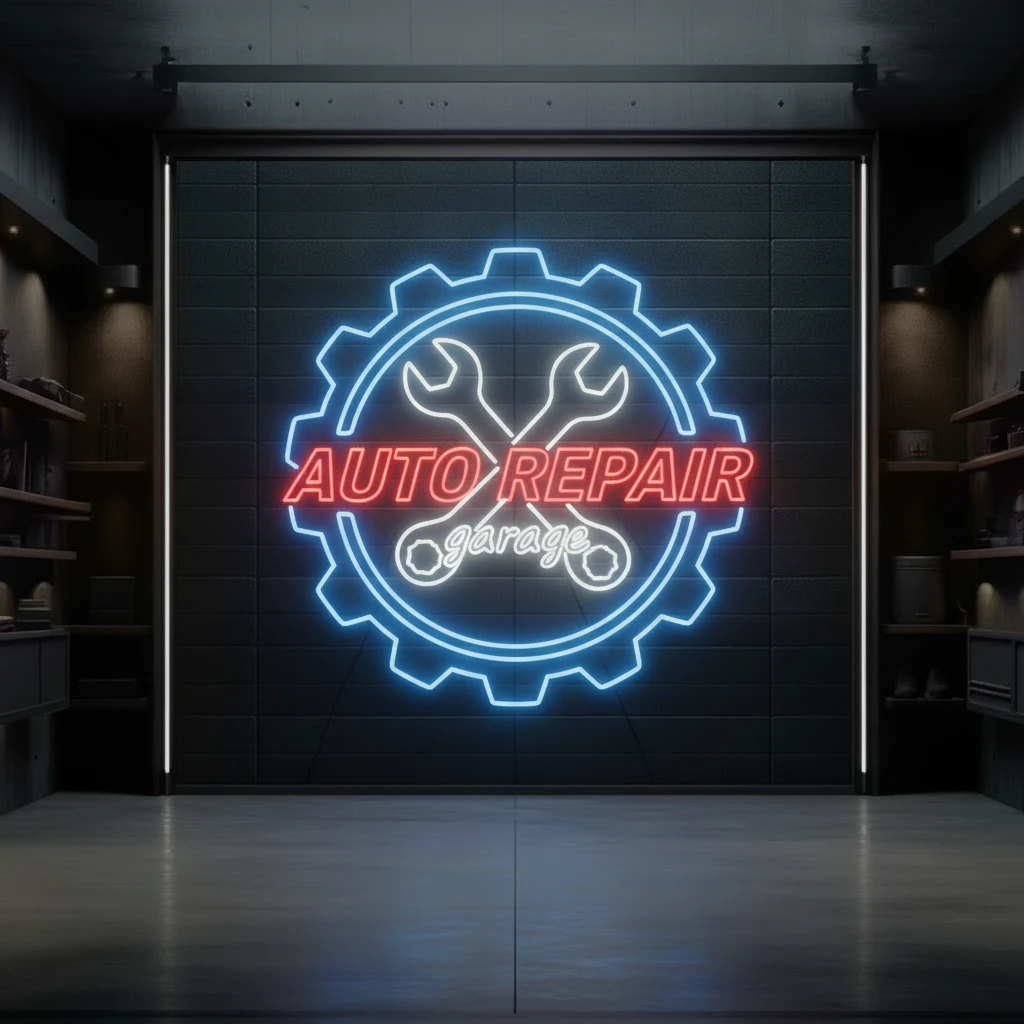 Garage Led Neon Sign for Man Cave Decor Space Decor Light by Neonchics