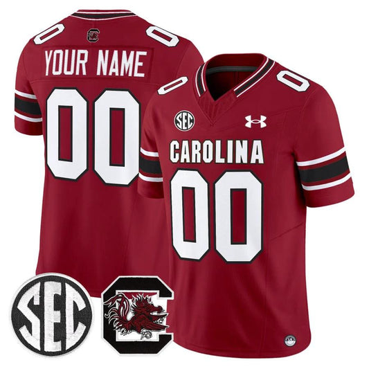 Custom South Carolina Gamecocks Jersey 2025 Limited Stitched Garnet by My Store