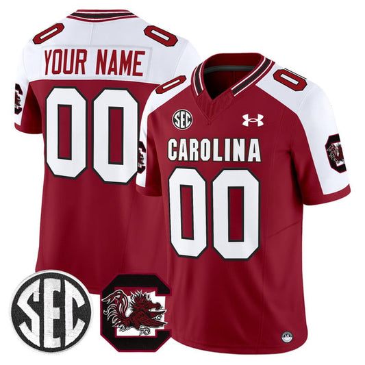 Custom South Carolina Gamecocks Jersey 2025 Limited Stitched Garnet Alternate by My Store
