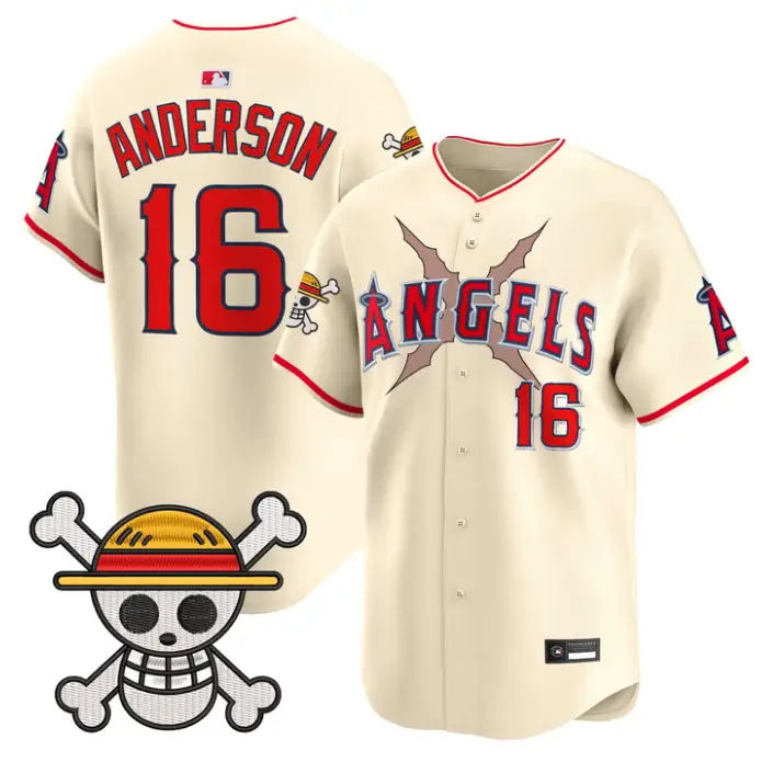 Garret Anderson Jersey #16 Los Angeles Angels One Piece Premier Stitched by My Store