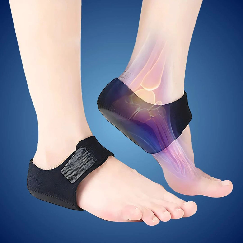 GelCush Heel Cups for Plantar Fasciitis | Soft Gel Inserts - for Heel Pain Relief and Shock Absorption Bowlift by Bowlift