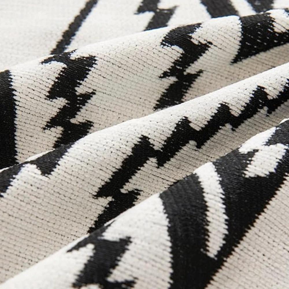 Geometric Boho Sofa Cover Throw by Casa & Beyond
