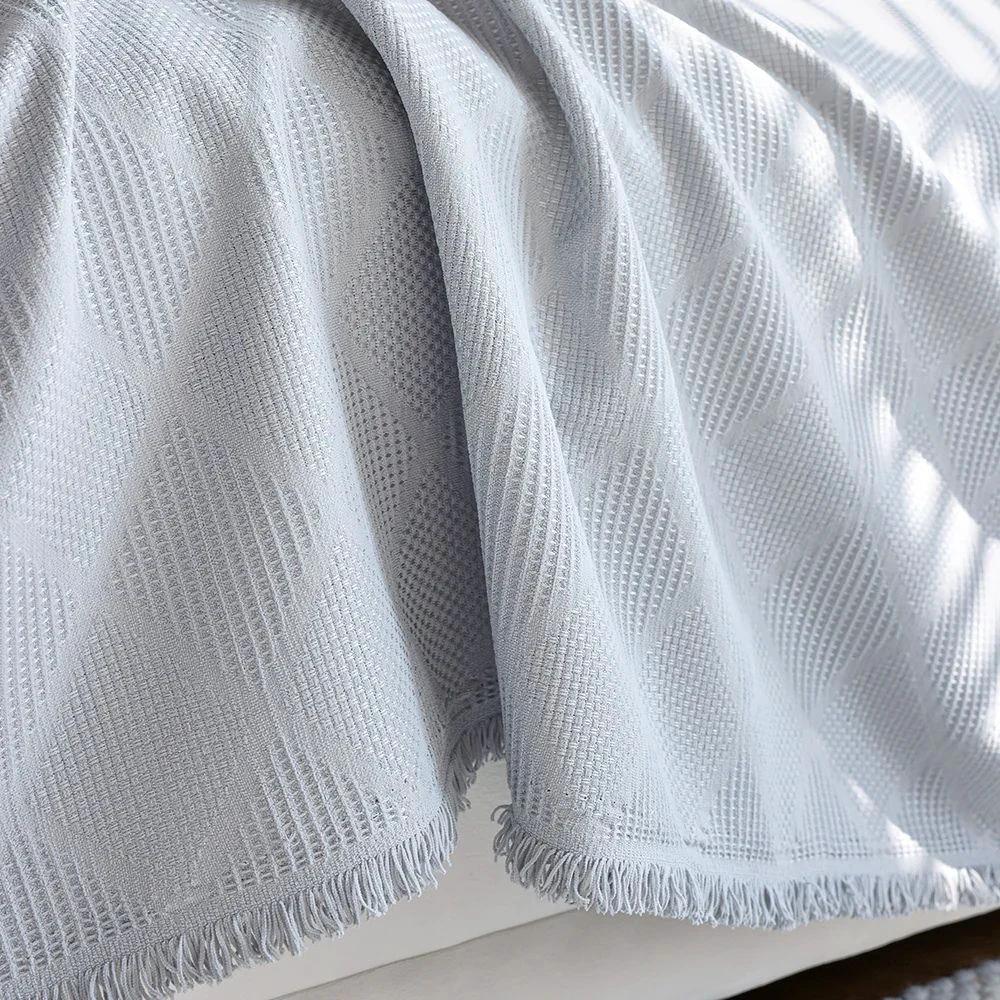 Diamond Grid Chenille Sofa Cover by Casa & Beyond