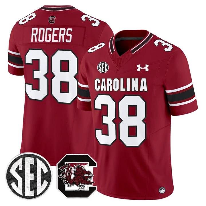 George Rogers Jersey #38 South Carolina Gamecocks 2025 Stitched Garnet by My Store