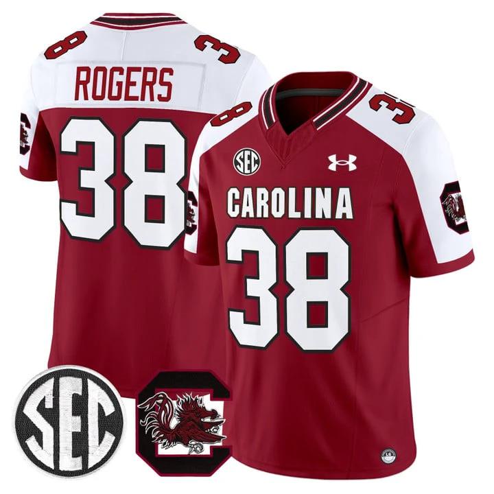 George Rogers Jersey #38 South Carolina Gamecocks 2025 Stitched Garnet Alternate by My Store