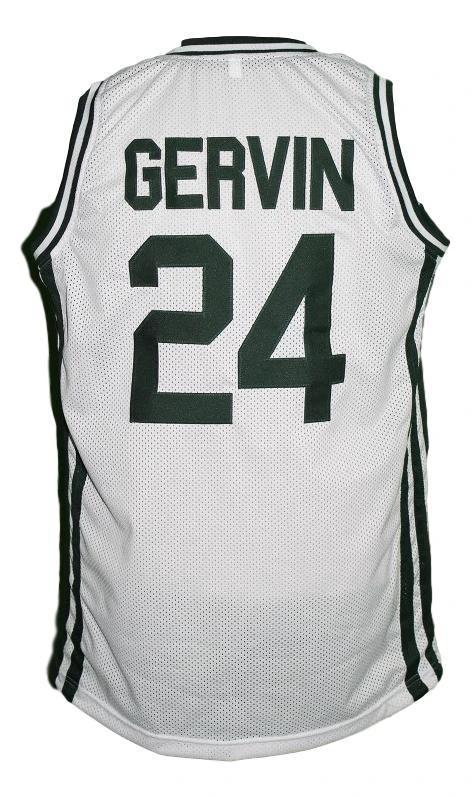 George Gervin Jersey #24 Eastern College Basketball White by My store basketball