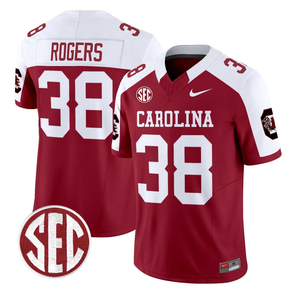George Rogers Jersey #38 Carolina 1980 Throwback Rebrand 2026 Garnet Alter by My Store NCAA Football Jerseys