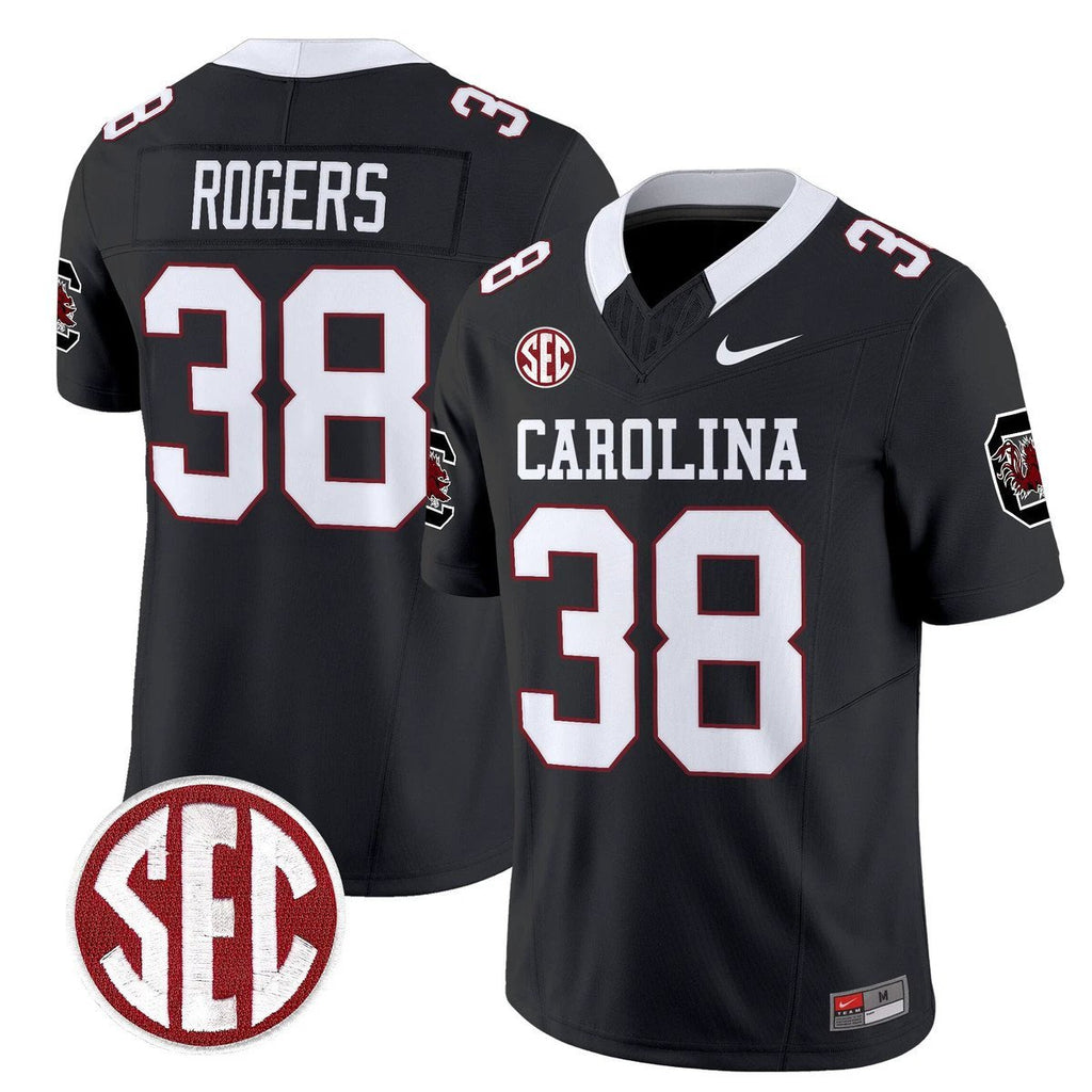 George Rogers Jersey #38 Carolina 1980 Throwback Rebrand 2026 Stitched Black by My Store NCAA Football Jerseys
