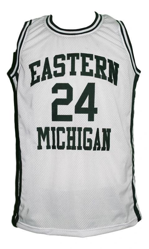 George Gervin Jersey #24 Eastern College Basketball White by My store basketball