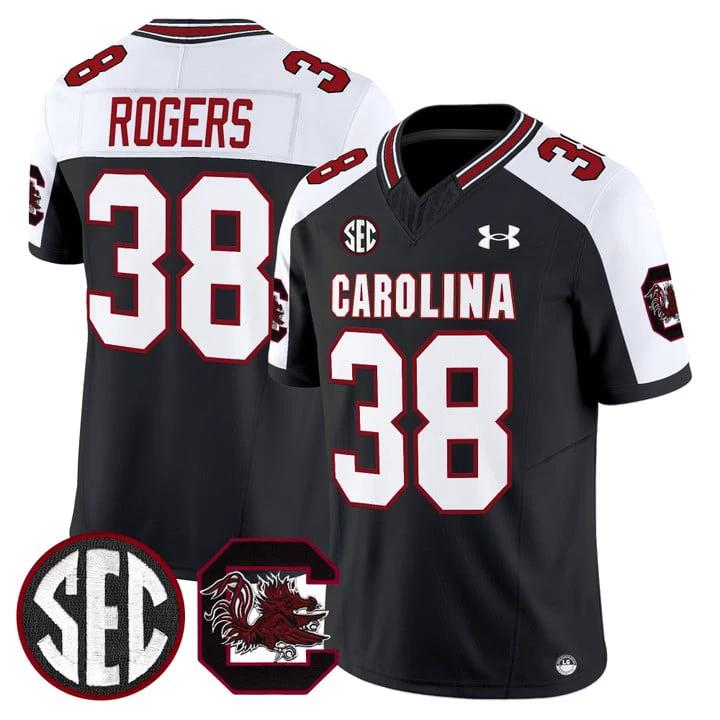 George Rogers Jersey #38 South Carolina Gamecocks 2025 Stitched by My Store NCAA Football Jerseys