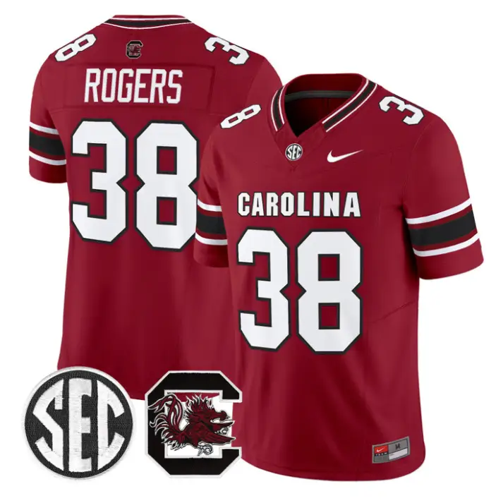 George Rogers Jersey #38 South Carolina Gamecocks 2026 Limited Stitched by My Store NCAA Football Jerseys
