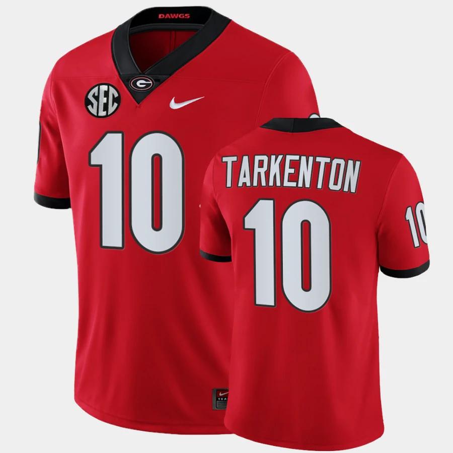 Georgia Bulldogs #10 Fran Tarkenton Red College Football Alumni Jersey by My Store