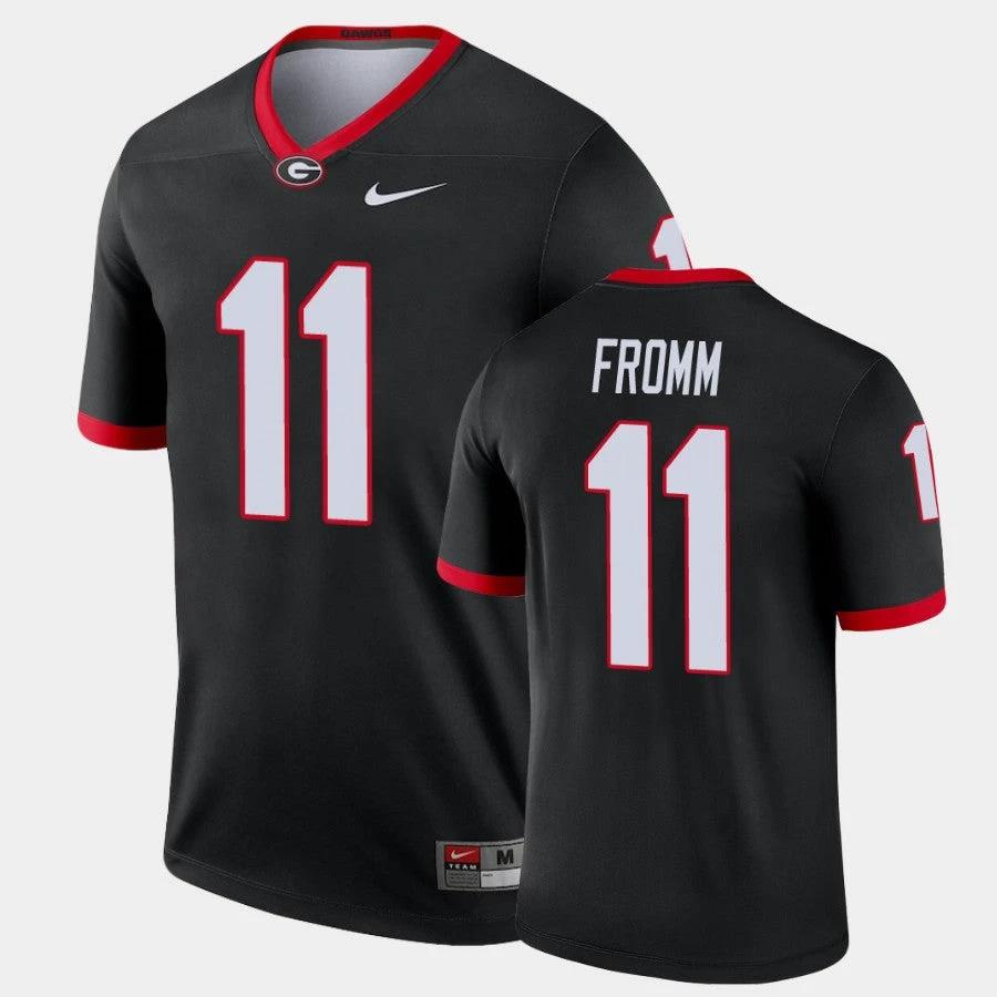 Georgia Bulldogs #11 Jake Fromm Black Legend Alternate Jersey by My Store
