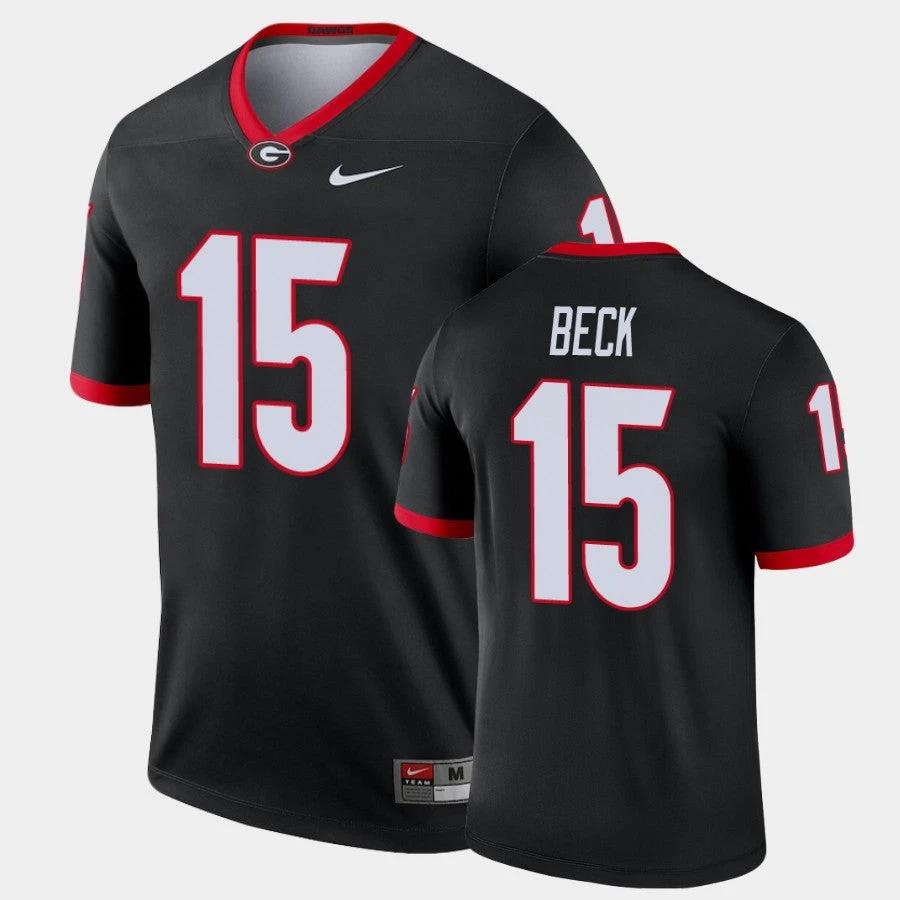 Georgia Bulldogs #15 Carson Beck Black Legend Alternate Jersey by My Store