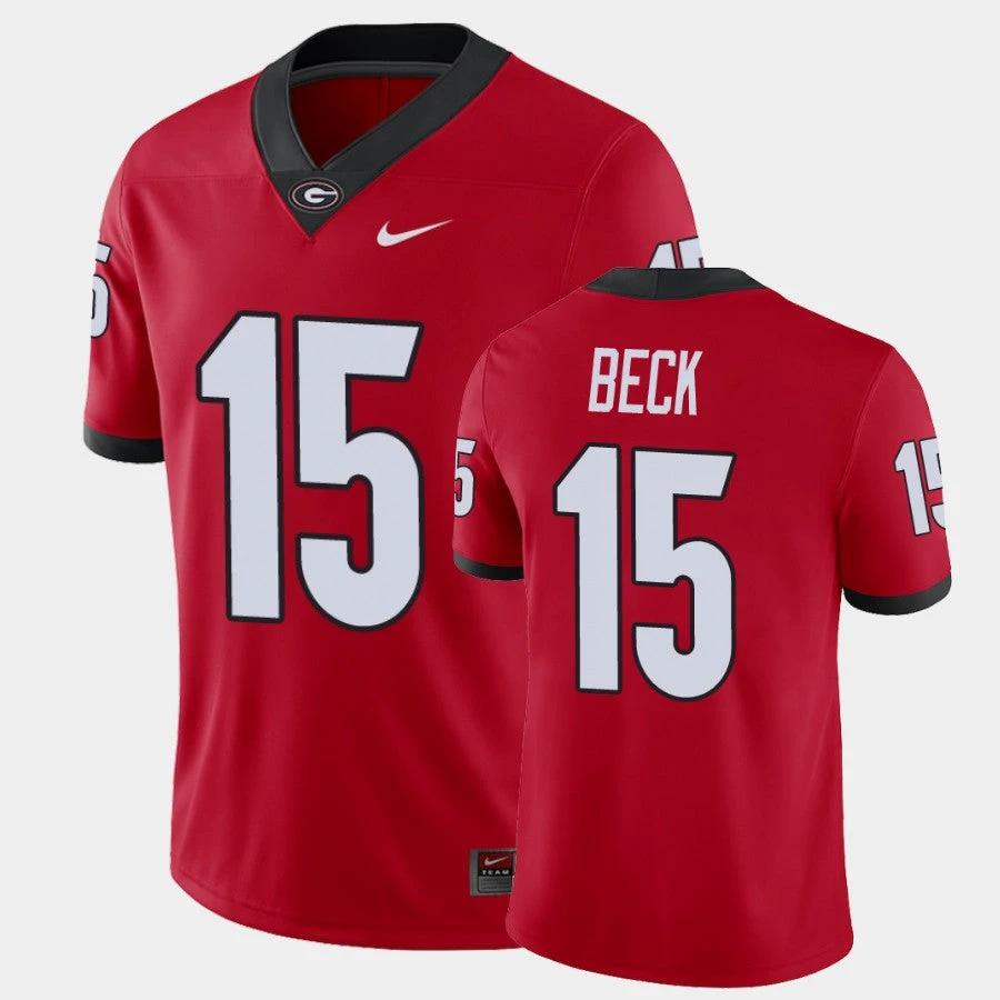 Georgia Bulldogs #15 Carson Beck Red College Football Alumni Player Jersey by My Store