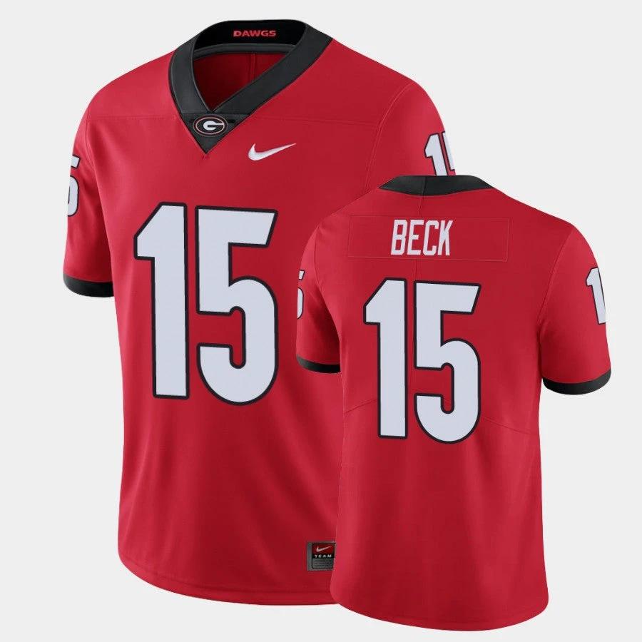 Georgia Bulldogs #15 Carson Beck Red Limited Jersey by My Store