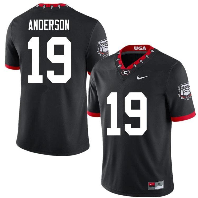 Georgia Bulldogs #19 Adam Anderson Game College Football Jersey Black by My Store