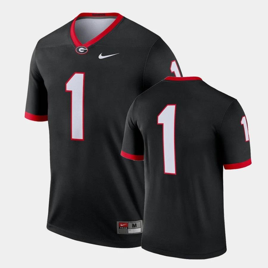 Georgia Bulldogs #1 Black Legend Alternate Jersey by My Store