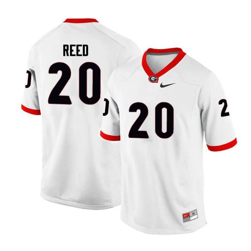 Georgia Bulldogs #20 J.R. Reed College Football Jersey White by My Store