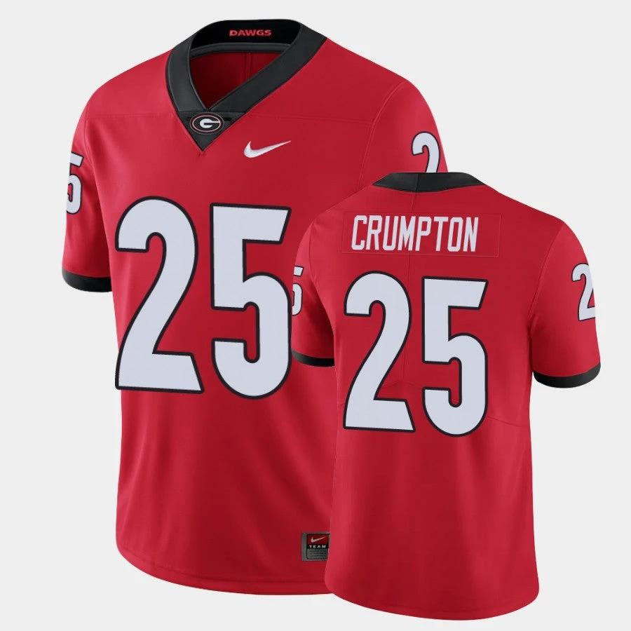 Georgia Bulldogs #25 Ahkil Crumpton Red Limited Jersey by My Store